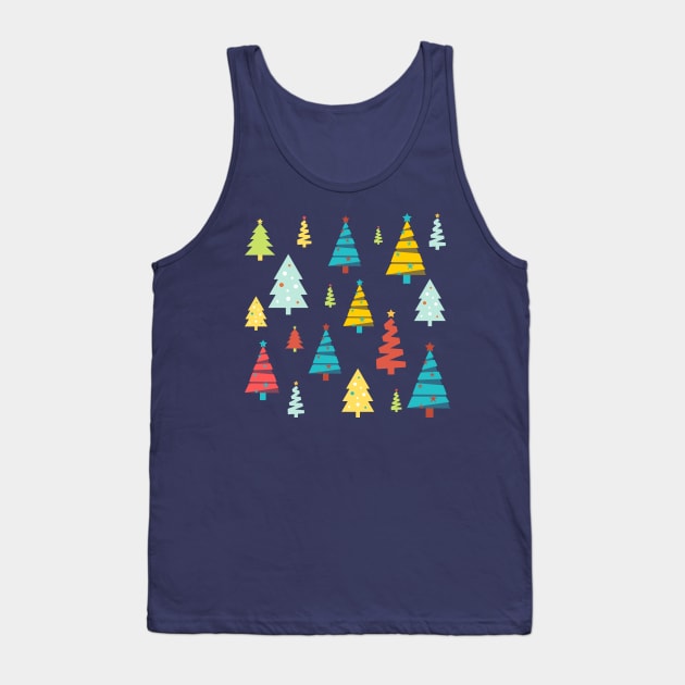 Christmas tree pattern Tank Top by AndArte